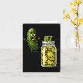 67 Meme Ckle Surprise A Jar Of Sliced Ckles Cuber  Karte (Gelbe Blume)