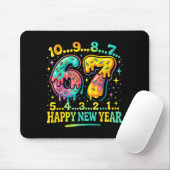67 Meme Countdown Happy New Year Funny Drip Number Mousepad (Mit Mouse)