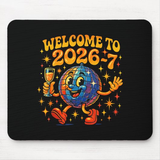 67 Meme Countdown Happy New Year Funny Drip Number Mousepad (Vorne)