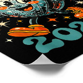 67 Meme Countdown Happy New Year Funny Drip Number Poster (Ecke)