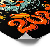 67 Meme Countdown Happy New Year Funny Drip Number Poster (Ecke)