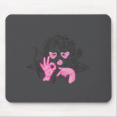 67 Meme Cud Hands Bubble Gum Six Seven Meme Valent Mousepad (Vorne)