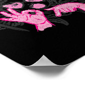 67 Meme Cud Hands Bubble Gum Six Seven Meme Valent Poster (Ecke)