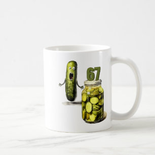 67 Meme Dill-Gurken-Überraschung Eine Dose geschni Kaffeetasse