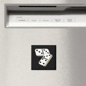 67 Meme Dominoes Funny Six Seven Domino 6 7 Gen Al Magnet (In Situ (Geschirrspüler))