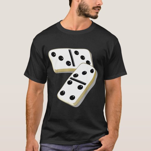 67 Meme Dominoes Funny Six Seven Domino 6 7 Gen Al T-Shirt (Vorderseite)