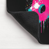 67 Meme Drip Spray Paint Six Seven 80s Bright Colo Mousepad (Ecke)