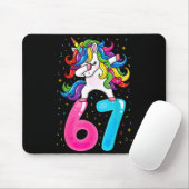 67 Meme Einhorn für Mädchen sechs sieben Gen Alpha Mousepad (Mit Mouse)