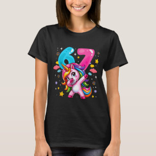67 Meme Einhorn für Mädchen Sechs Sieben Meme Brai T-Shirt