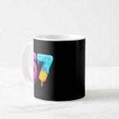67 Meme Eis Drip Lustig Six Seven Gen Alpha S Kaffeetasse (Vorderseite Links)