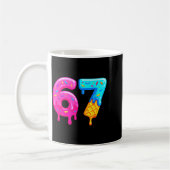 67 Meme Eis Drip Lustig Six Seven Gen Alpha S Kaffeetasse (Links)