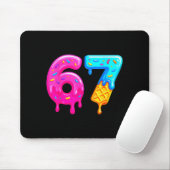 67 Meme Eis Drip Lustig Six Seven Gen Alpha S Mousepad (Mit Mouse)