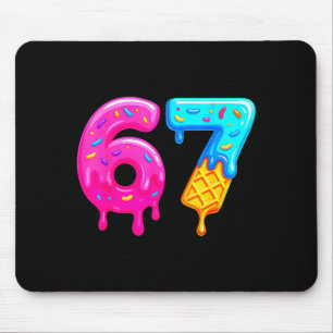 67 Meme Eis Drip Lustig Six Seven Gen Alpha S Mousepad