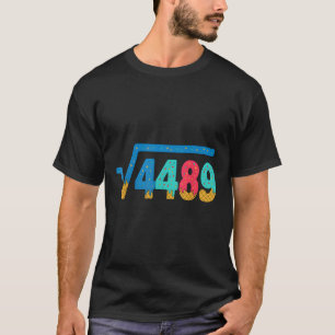 67 Meme Eis-Drip Quadratwurzel 4489 Slang Mathe T-Shirt