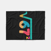 67 Meme Eis tropft Quadratwurzel 67² Slang Mathe Fleecedecke (Vorderseite (Horizontal))
