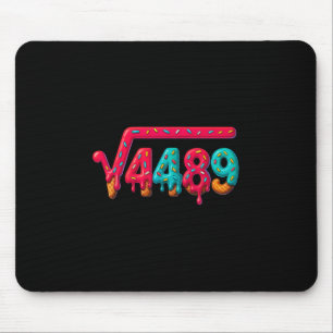 67 Meme Eiscreme-Tropf Quadratwurzel 4489 Gen Alph Mousepad