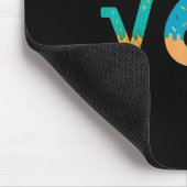 67 Meme Eiscreme-Tropf Quadratwurzel 67² Slang Mat Mousepad (Ecke)