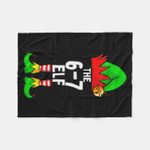 67 Meme Elf Christmas Matching Family 6-7 Brainrot Fleecedecke (Vorderseite (Horizontal))