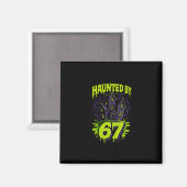 67 Meme-Eltern Halloween-Kostüm Brain Rot 6-7 Si Magnet (Vorderseite/Rückseite)