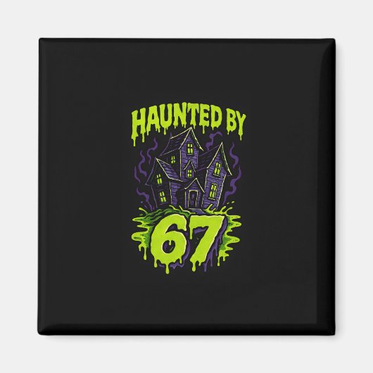 67 Meme-Eltern Halloween-Kostüm Brain Rot 6-7 Si Magnet (Vorne)