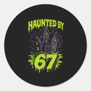67 Meme Eltern Halloween Kostüm Brain Rot 6-7 Si Runder Aufkleber