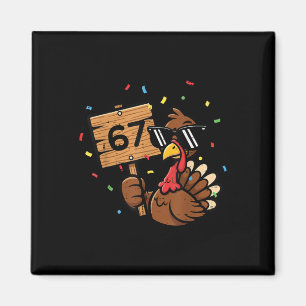 67 Meme Erntedankfest Truthahn Lustig 6 7 Jungen T Magnet