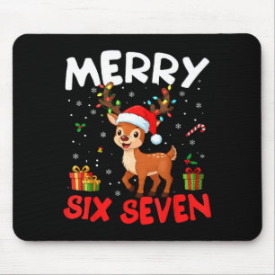 67 Meme Frohe Sechs Sieben Rentiere Lustige Weihna Mousepad