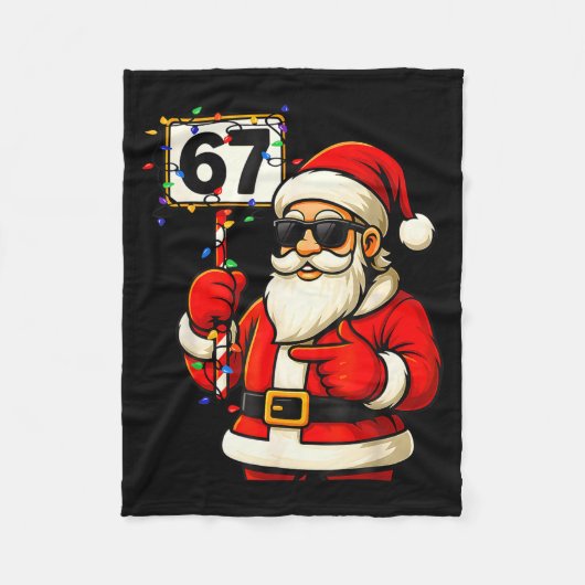 67 Meme Funny 6-7 Six Seven Christmas For Men Wome Fleecedecke (Vorderseite)
