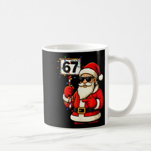 67 Meme Funny 6-7 Six Seven Christmas For Men Wome Kaffeetasse (Rechts)