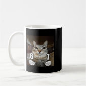 67 Meme Funny Cat Six Seven Meme 6 7  Kaffeetasse (Links)