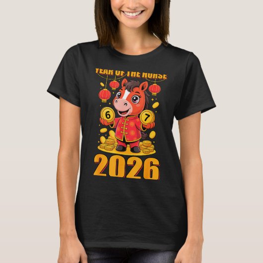 67 Meme Funny Chinese New Year 2026 Year Of The Ho T-Shirt (Vorderseite)