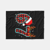 67 Meme Funny Christmas Red Plaid Xmas Pajamas Sla Fleecedecke (Vorderseite (Horizontal))