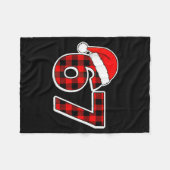 67 Meme Funny Christmas Red Plaid Xmas Pajamas Sla Fleecedecke (Vorderseite (Horizontal))
