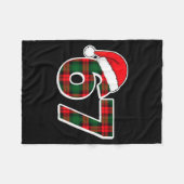 67 Meme Funny Christmas Red Plaid Xmas Pajamas Sla Fleecedecke (Vorderseite (Horizontal))