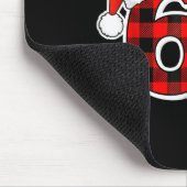 67 Meme Funny Christmas Red Plaid Xmas Pajamas Sla Mousepad (Ecke)