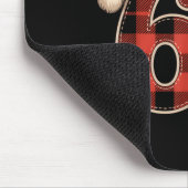 67 Meme Funny Christmas Red Plaid Xmas Pajamas Sla Mousepad (Ecke)