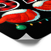 67 Meme Funny Christmas Red Plaid Xmas Pajamas Sla Poster (Ecke)