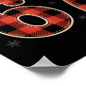 67 Meme Funny Christmas Red Plaid Xmas Pajamas Sla Poster (Ecke)