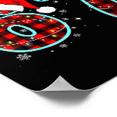 67 Meme Funny Christmas Red Plaid Xmas Pajamas Sla Poster (Ecke)