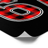 67 Meme Funny Christmas Red Plaid Xmas Pajamas Sla Poster (Ecke)