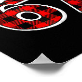 67 Meme Funny Christmas Red Plaid Xmas Pajamas Sla Poster (Ecke)