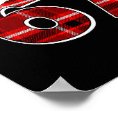 67 Meme Funny Christmas Red Plaid Xmas Pajamas Sla Poster (Ecke)