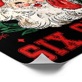 67 Meme Funny Christmas Squad Santa Says Six Seven Poster (Ecke)