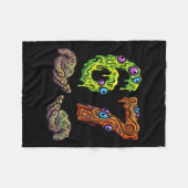 67 Meme Funny Gen Alpha Six Seven Hands Gesture Br Fleecedecke (Vorderseite (Horizontal))