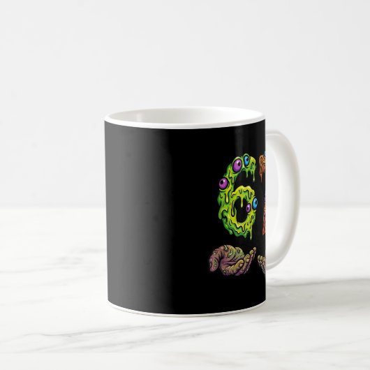 67 Meme Funny Gen Alpha Six Seven Hands Gesture Br Kaffeetasse (VorderseiteRechts)