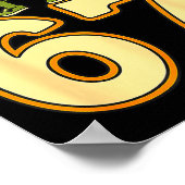 67 Meme Funny Halloween Numbers Six Seven Men Wome Poster (Ecke)