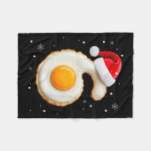 67 Meme Funny Number 6 Egg Bacon Matching Christma Fleecedecke (Vorderseite (Horizontal))
