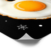 67 Meme Funny Number 6 Egg Bacon Matching Christma Poster (Ecke)