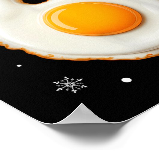 67 Meme Funny Number 6 Egg Bacon Matching Christma Poster (Ecke)