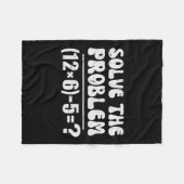 67 Meme Funny Pemdas Elementary Math Teacher Six S Fleecedecke (Vorderseite (Horizontal))